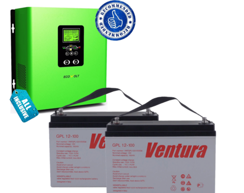 Комплект ИБП TERMO 812+GPL 2x100 Ач