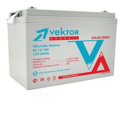 Аккумулятор VEKTOR ENERGY GL 12-100
