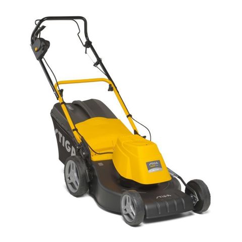 STIGA. Газонокосилка электрическая STIGA COMBI 48 ES