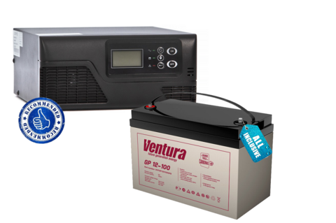 Комплект ECOVOLT SMART 312+VENTURA GP 12-100