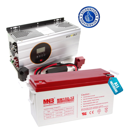Комплект ИБП ECOVOLT PRO 1012+MNB MM 150-12