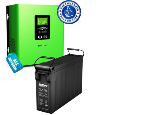 Комплект ИБП ECOVOLT TERMO 312+FT 12-100