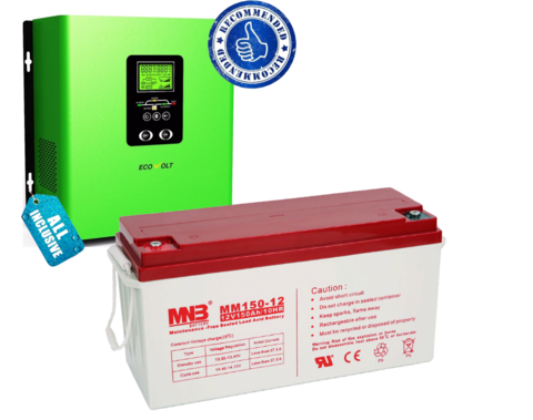Комплект ИБП ECOVOLT TERMO 612+MNB MM 150-12