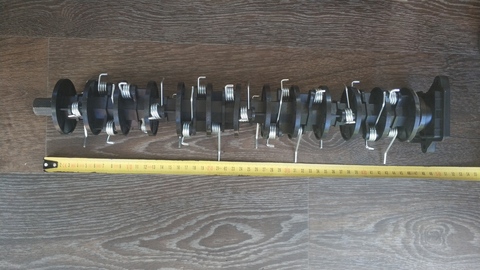 Вал с пружинами Daewoo DSC 4000, в сборе