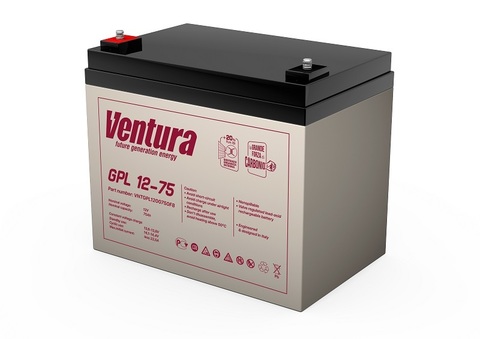 Аккумулятор VENTURA GPL 12-75